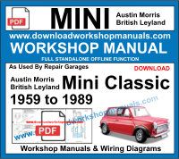 Austin Morris Mini Workshop Repair Manuals Download